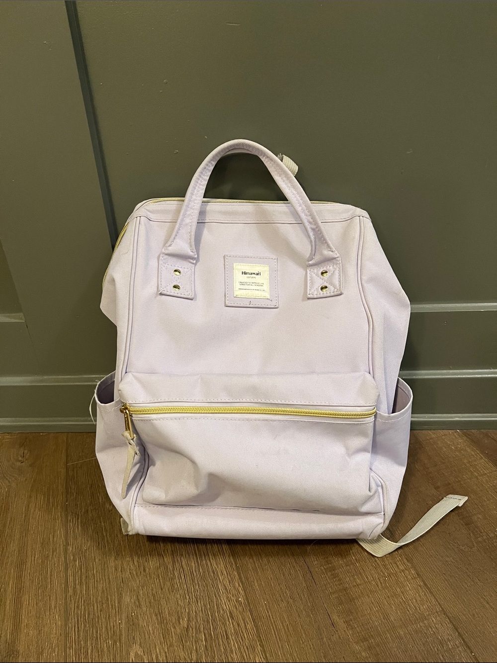 Himawari Lavender Backpack Tote - Women's Everyday Bag